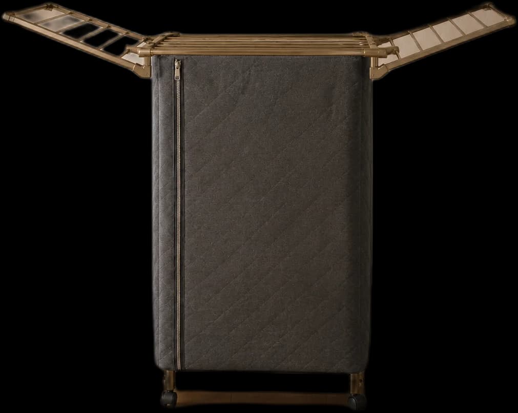 The winged heated airer